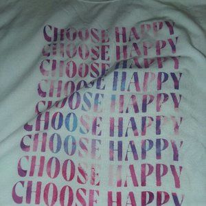 Old Navy Active "Choose Happy" shirt.  Brand New w/tags